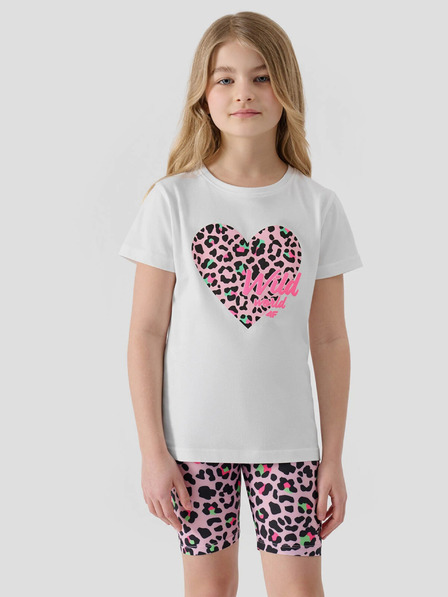 4F Bedrucktes T-Shirt für Mädchen 4F