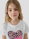 4F Bedrucktes T-Shirt für Mädchen 4F
