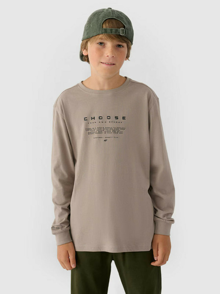 4F Jungen-T-Shirt mit 4F-Aufdruck