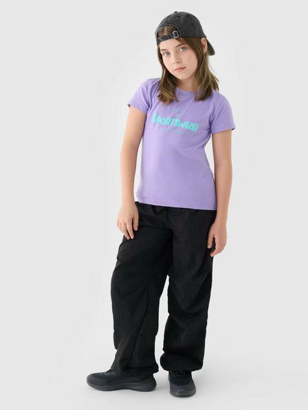 4F Bedrucktes T-Shirt für Mädchen 4F