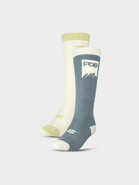 4F Damen-Snowboard-Socken 4F 2er-Pack