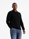 Ombre Clothing Herren Langarm-Poloshirt Ombre Kleidung