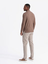 Ombre Clothing Herren Langarm-Poloshirt Ombre Kleidung