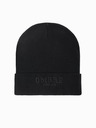 Ombre Clothing Herren-Strickmütze mit gestickter Aufschrift „Ombre Clothing“.
