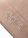 Ombre Clothing Herren-Strickmütze mit gestickter Aufschrift „Ombre Clothing“.