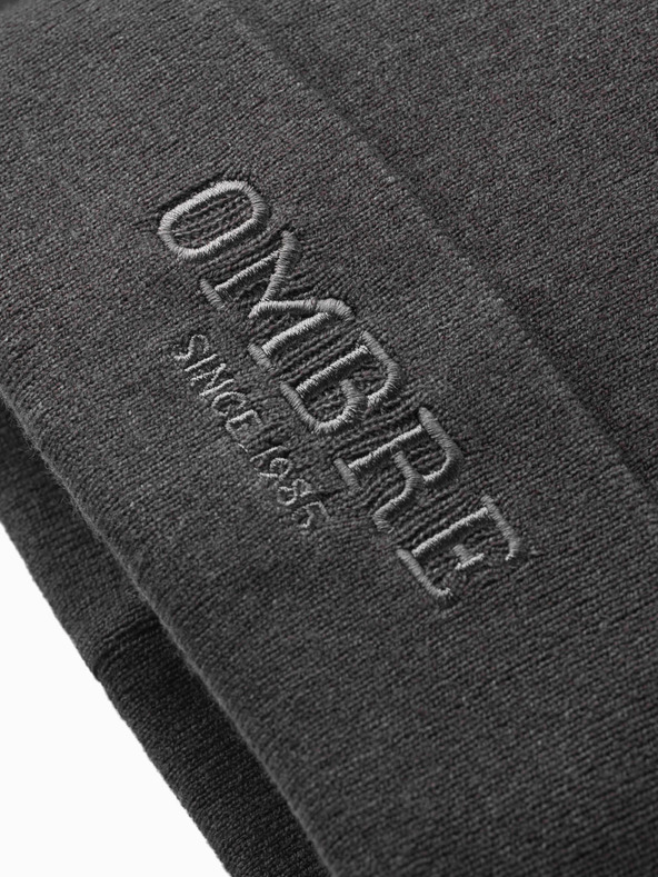 Ombre Clothing Herren-Strickmütze mit gestickter Aufschrift „Ombre Clothing“.