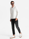 Ombre Clothing Herren Langarm-Poloshirt Ombre Kleidung