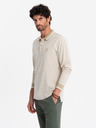 Ombre Clothing Herren Langarm-Poloshirt Ombre Kleidung