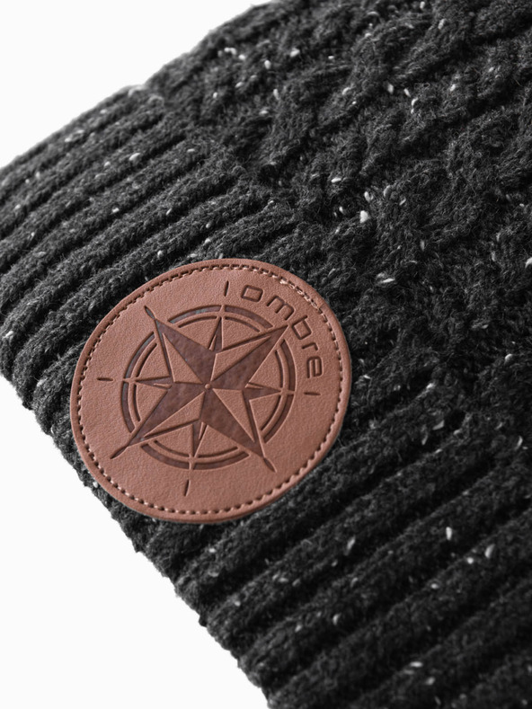 Ombre Clothing Ombre Clothing Herrenmütze mit runder Applique