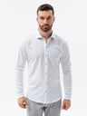 Ombre Clothing Herren Strickhemd mit schmalen Ärmeln Ombre Kleidung