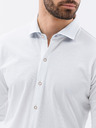 Ombre Clothing Herren Strickhemd mit schmalen Ärmeln Ombre Kleidung