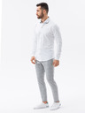 Ombre Clothing Herren Strickhemd mit schmalen Ärmeln Ombre Kleidung