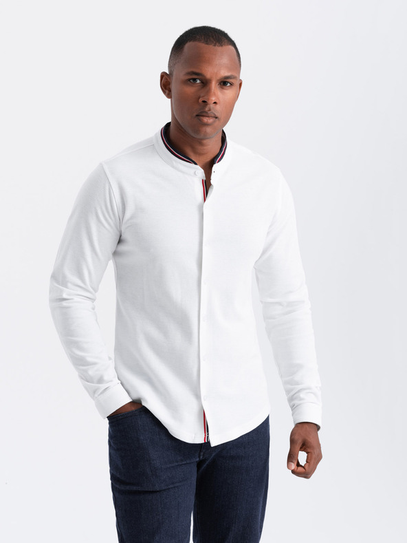 Ombre Clothing Herren Slim Shirt Ombre Kleidung