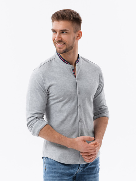 Ombre Clothing Herren Slim Shirt Ombre Kleidung