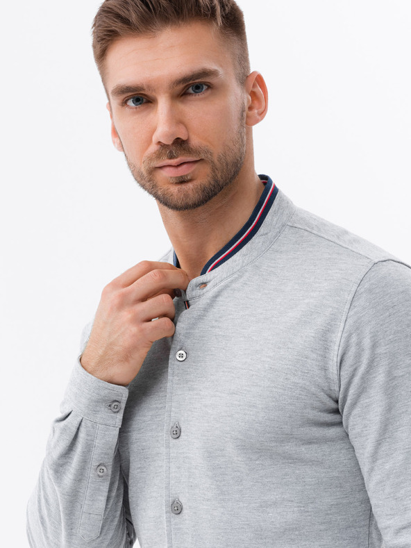 Ombre Clothing Herren Slim Shirt Ombre Kleidung