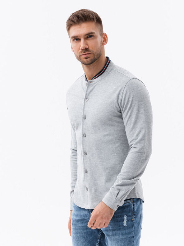 Ombre Clothing Herren Slim Shirt Ombre Kleidung