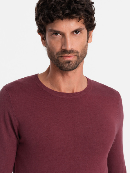 Ombre Clothing Klassischer Herren Rundhals-Pullover Ombre Kleidung