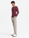 Ombre Clothing Klassischer Herren Rundhals-Pullover Ombre Kleidung