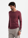 Ombre Clothing Klassischer Herren Rundhals-Pullover Ombre Kleidung