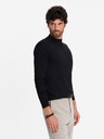 Ombre Clothing Herren Strick-Rollkragenpullover mit Viskose Ombre Kleidung