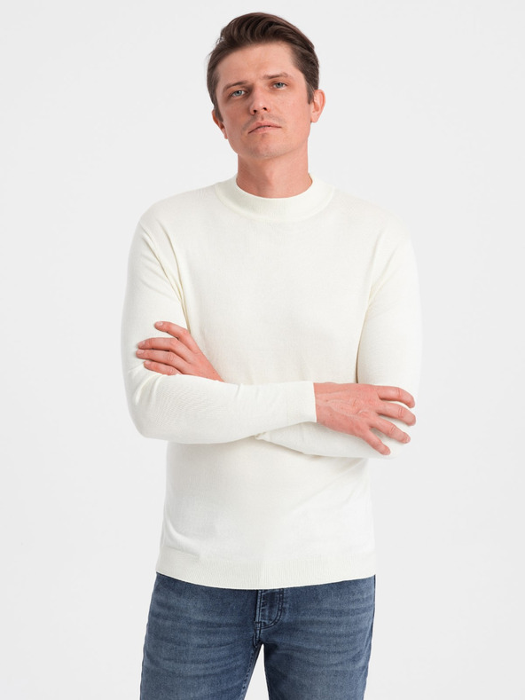Ombre Clothing Herren Strick-Rollkragenpullover mit Viskose Ombre Kleidung