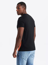 Ombre Clothing Herren-T-Shirt aus Baumwolle mit zarter Stickerei Ombre Clothing