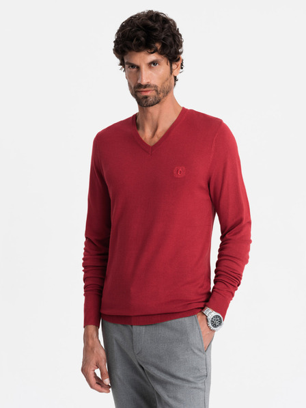 Ombre Clothing Elegantes Herren BASIC V-Ausschnitt Pullover Ombre Kleidung