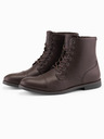 Ombre Clothing Herren Öko-Lederstiefel mit isoliertem hohem Schaft Ombre Clothing