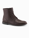 Ombre Clothing Herren Öko-Lederstiefel mit isoliertem hohem Schaft Ombre Clothing