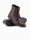 Ombre Clothing Herren Öko-Lederstiefel mit isoliertem hohem Schaft Ombre Clothing