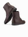 Ombre Clothing Herren Öko-Lederstiefel mit isoliertem hohem Schaft Ombre Clothing