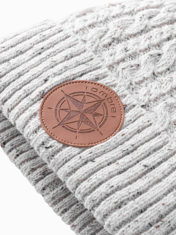 Ombre Clothing Ombre Clothing Herrenmütze mit runder Applique