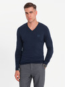 Ombre Clothing Elegantes Herren BASIC V-Ausschnitt Pullover Ombre Kleidung