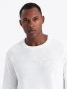 Ombre Clothing Herrenstrickpullover mit Diamantmuster Ombre Clothing