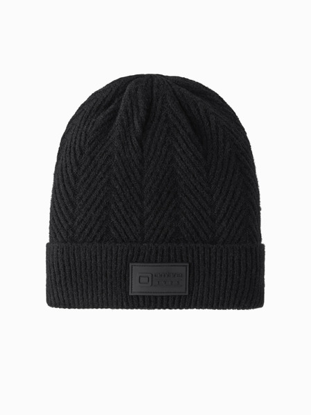 Ombre Clothing Herren-Strickmütze mit Ombre-Kleidungsapplikation