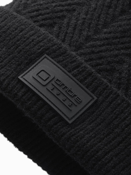 Ombre Clothing Herren-Strickmütze mit Ombre-Kleidungsapplikation
