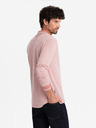 Ombre Clothing Langärmeliges besticktes Herren-Poloshirt Ombre Clothing