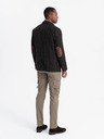 Ombre Clothing Elegante strukturierte Herren-Strickjacke Ombre Clothing