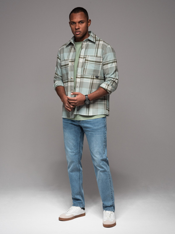 Ombre Clothing Herren Jeanshose STRAIGHT LEG - schwarz V1 OM-PADP-0133 Ombre Clothing