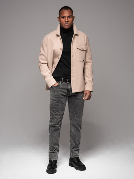 Ombre Clothing Herren Jeanshose STRAIGHT LEG - schwarz V1 OM-PADP-0133 Ombre Clothing