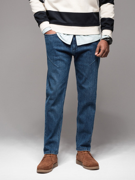 Ombre Clothing Herren Jeanshose STRAIGHT LEG - schwarz V1 OM-PADP-0133 Ombre Clothing