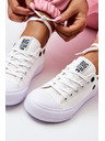 BIG STAR SHOES Damen Big Star Classic Turnschuhe - Weiß