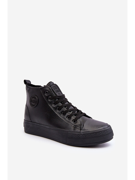 BIG STAR SHOES Isolierte High-Top-Sneakers für Herren mit Reißverschluss Schwarz Big Star Size: