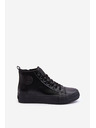 BIG STAR SHOES Isolierte High-Top-Sneakers für Herren mit Reißverschluss Schwarz Big Star Size: