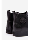 BIG STAR SHOES Isolierte High-Top-Sneakers für Herren mit Reißverschluss Schwarz Big Star Size: