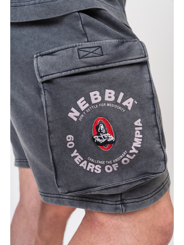 Nebbia Gewaschene Cargoshorts LEGACY 787 M,rot