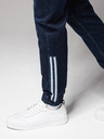Ombre Clothing Herren-Trainingshose aus Denim mit Paspel - dunkelblau V4 OM-PADJ-0156 Ombre Clothing