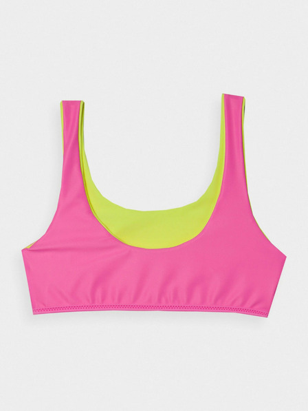 4F Zweiteiliger Badeanzug für Mädchen 4F - grün/rosa