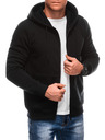 Edoti Herren-Kapuzenpullover BASIC mit Reißverschluss und Kapuze Edoti
