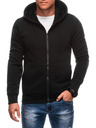 Edoti Herren-Kapuzenpullover BASIC mit Reißverschluss und Kapuze Edoti